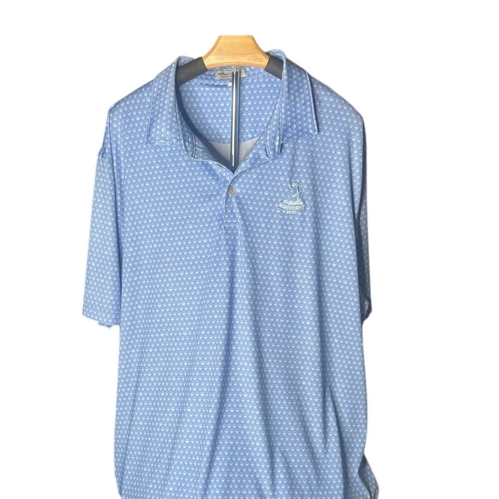 Peter Millar Crown Sport Pinehurst Summer Collection Polo shirt Mens size xxl